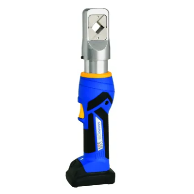 Klauke Presswerkzeug akku-hydraulisch EKWF120ML 10,8V | 6–120mm² | Vierkantpressung | drehbarer Kopf | Einhandbedienung