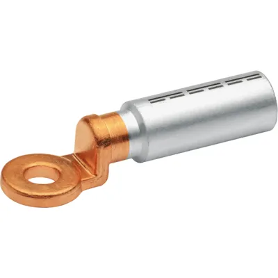 Klauke Al-Cu-Presskabelschuh 374R12 | längsdicht | 400 mm² | rund/sektorförmig | Aluminium | Pressmarkierungen | Ölstopp