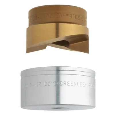 Klauke Blechlocher 50069543 | ISO 20 rund 20,4 mm | Edelstahl V2A bis 2,5 mm | Hydraulisch | Stempel & Matrize