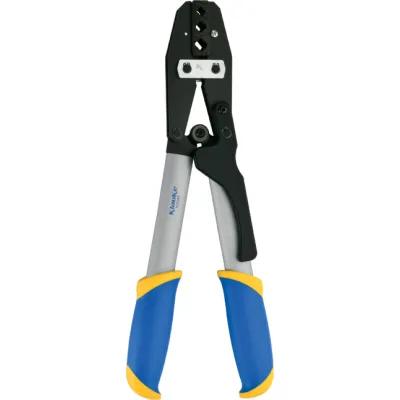 Klauke Presszange K05WF95 | Aderendhülsen 50-95 mm² | mechanisch | Vierkantpressung | auswechselbare Einsätze | 433 mm