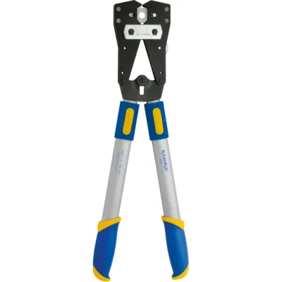 Klauke Presszange K06 mechanisch | für Rohrkabelschuhe & Verbinder | 6-120mm² | Sechskantprofil | 650mm Länge | Stahl