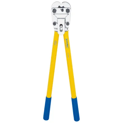 Klauke Kerbzange K5 900086121 | mechanisch | 6-50mm² | für Rohrkabelschuhe | drehbare Profilscheibe | 700mm