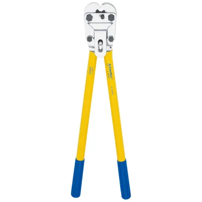 Klauke Kerbzange K5 900086121 | mechanisch | 6-50mm² | für Rohrkabelschuhe | drehbare Profilscheibe | 700mm