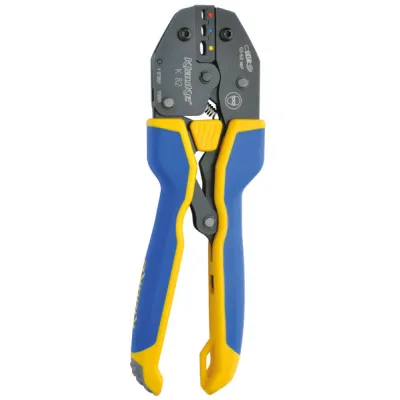 Klauke K82A Presswerkzeug | für isolierte Kabelverbinder 0,5–6 mm² | mechanisch | Ovalpressung | 3K-Griff