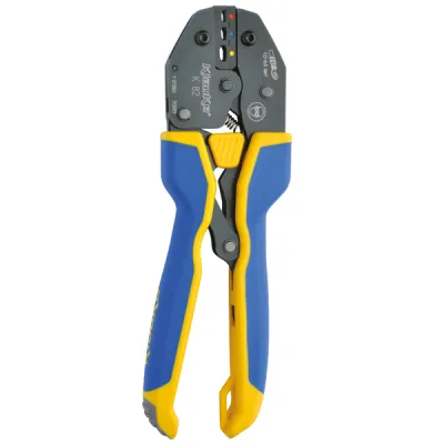 Klauke K82A Presswerkzeug | für isolierte Kabelverbinder 0,5–6 mm² | mechanisch | Ovalpressung | 3K-Griff