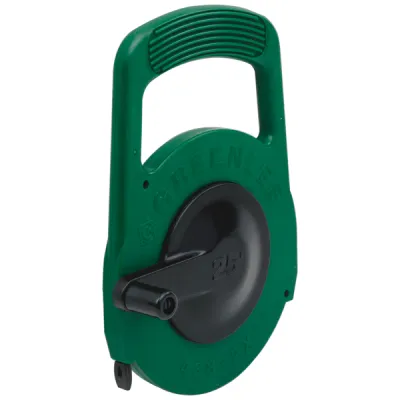 KLAUKE Kabeleinziehband 50016962 | Stahlband 7,5m x 6mm | mit Handkurbel | flach | für Installationsrohr | grün