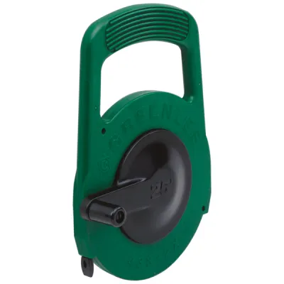 KLAUKE Kabeleinziehband 50016962 | Stahlband 7,5m x 6mm | mit Handkurbel | flach | für Installationsrohr | grün