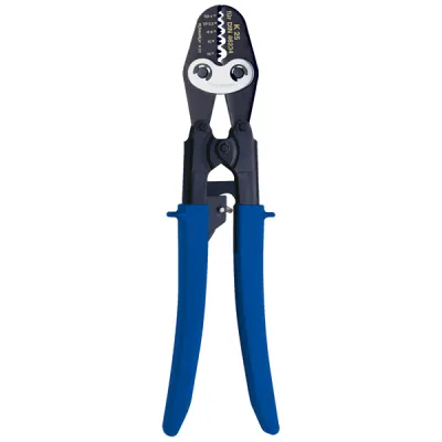 Klauke Kerbzange K25 | mechanisch | für Kabelschuhe 0,5-16 mm² | Kerbpressung | Sperrvorrichtung | 325 mm