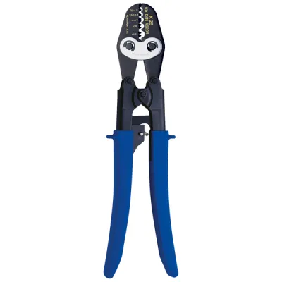 Klauke Kerbzange K25 | mechanisch | für Kabelschuhe 0,5-16 mm² | Kerbpressung | Sperrvorrichtung | 325 mm