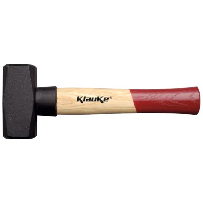 KLAUKE Fäustel KL5821000 | 1000 g | Stahlkopf geschmiedet | Holzstiel | 1150 mm | antimagnetisch | DIN 6475