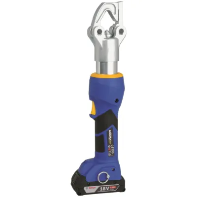 Klauke Akku-Hydraulik-Presszange EKM60IDCFB Mini+ | 10-240 mm² | Klapp-Kopf | Identcrimp | 18V Akku | Bluetooth