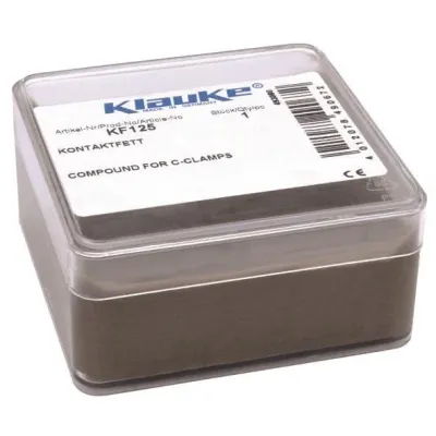 Klauke Kontaktfett KF125 | Kontaktfett für Alu/Kupfer Abzweigklemmen | 125 ml | wasserbeständig | mit Korund