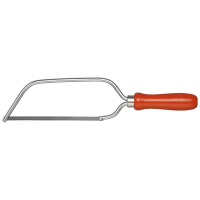 Klauke Mini-Säge KL559 | Bügelsäge | Sägeblatt 290 mm | Holzgriff | 95g | für Metall & Holz | robust