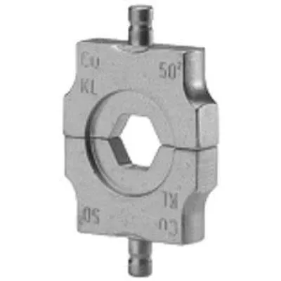 Klauke Presseinsatz HR410 | Crimpeinsatz 10 mm² | Sechskant | für Rohrkabelschuhe & Verbinder | Serie 4 | AWG 7