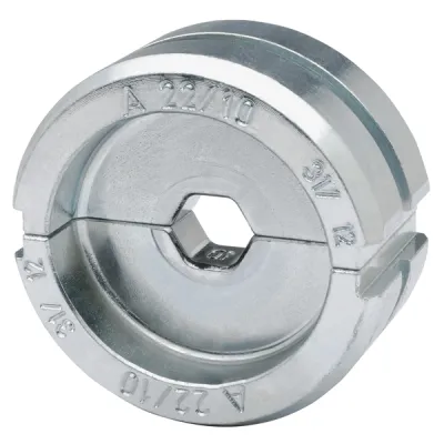 Klauke Presseinsatz A22185 | Crimpeinsatz 185 mm² | Sechskant | für Alu-Kabelschuhe & Verbinder nach DIN | Aluminium