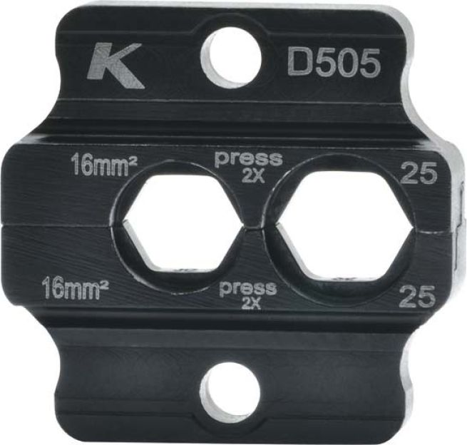 Klauke Presseinsatz K50er-Reihe für Rohrkabel/Verbin D505