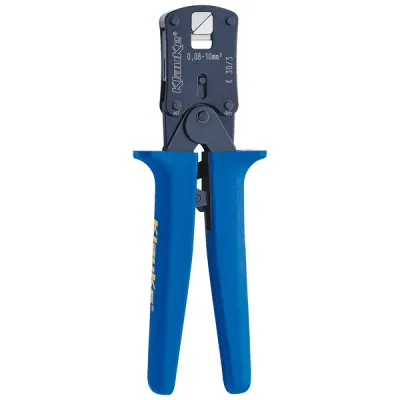 Klauke Presszange K 30/3 | Vierkantpressung | für Aderendhülsen 0,14-10 mm² | mechanisch mit Sperrvorrichtung