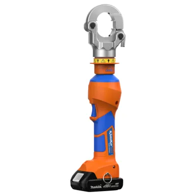 Klauke VDE-Akku Presswerkzeug EKM6022ISM | 6–300 mm² | 60 kN | 18V Li-Ion | 1000V | orange