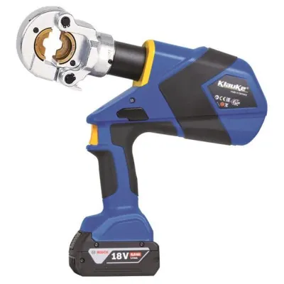 Klauke Presswerkzeug Akku-hydraulisch EK6022CFB | 6–300 mm² | 18V 5,0Ah | schlanker Kopf | Koffer