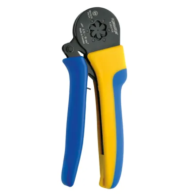 KLAUKE Presswerkzeug K3016K | Crimpzange für Aderendhülsen 0,14-10 mm² | Sechskantpressung | mechanisch