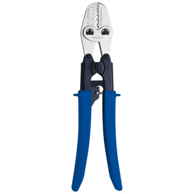 Klauke K02 Presszange mechanisch | für Kabelschuhe 0,75-16 mm² | Kerbpressung | Sperrvorrichtung | 325 mm