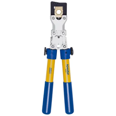 Klauke Presszange K354 | mechanisch | für wechselbare Einsätze | Querschnitt 6–150 mm² | 360° drehbar | Teleskopgriffe