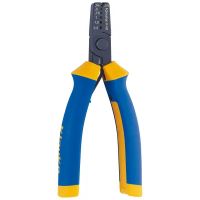 Klauke Presszange K48 | Crimpzange für Aderendhülsen 0,14–2,5 mm² | Trapezpressung | seitliche Einführung | ergonomisch
