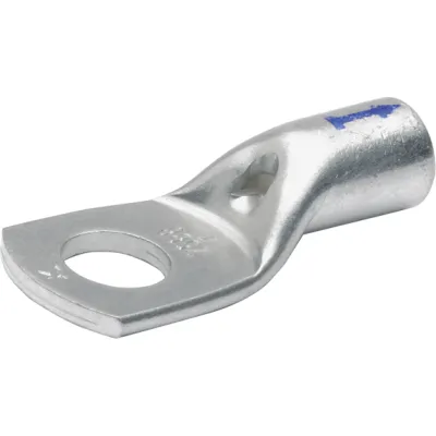 KLAUKE Rohrkabelschuh 10B8 | 10 mm² Kupfer verzinnt | M8 Ringform | Kl.2 | 180° gerade