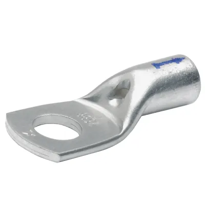 KLAUKE Rohrkabelschuh 10B8 | 10 mm² Kupfer verzinnt | M8 Ringform | Kl.2 | 180° gerade