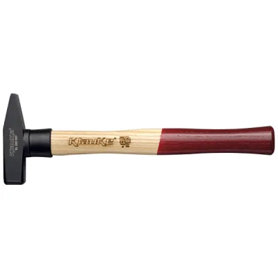 Klauke Schlosserhammer KL580300 | 300g | DIN 1041 | stahlgeschmiedet | Holzstiel | antimagnetisch | Nylon-Schutzkragen