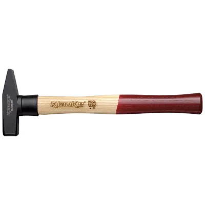 Klauke Schlosserhammer KL580300 | 300g | DIN 1041 | stahlgeschmiedet | Holzstiel | antimagnetisch | Nylon-Schutzkragen