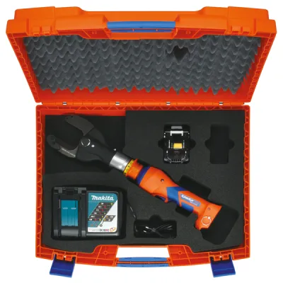 Klauke Akku Schneidwerkzeug ESM50ISM | Kabelschere 50mm | 1000V isoliert | Makita System | VDE geprüft