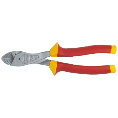 Klauke Kraft-Seitenschneider KL044200IS | 200mm | VDE 1000V | ergonomisch | Präzisionsschneide | abgewinkelt | isoliert