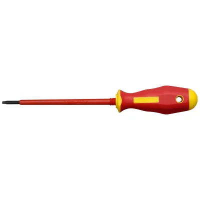 Klauke VDE-Schraubendreher KL150TX10IS | Torx TX10 | 100mm Klinge | 1000V isoliert | 2-Komponenten-Griff | ergonomisch