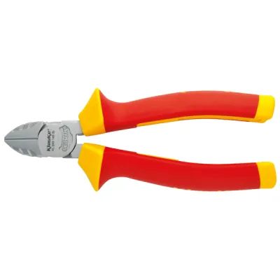 Klauke VDE-Seitenschneider KL040160IS | 160mm | isoliert 1000V | DIN ISO 5749 | ergonomisch | für harte & weiche Drähte