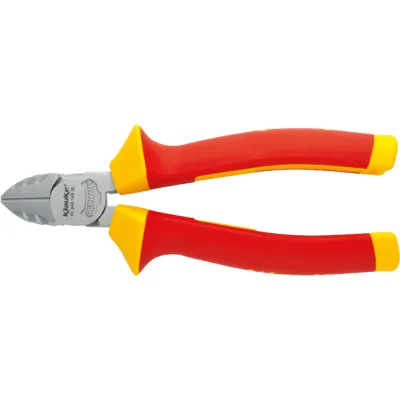 Klauke VDE-Seitenschneider KL040160IS | 160mm | isoliert 1000V | DIN ISO 5749 | ergonomisch | für harte & weiche Drähte