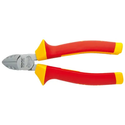 Klauke VDE-Seitenschneider KL040180IS | 180mm | 1000V isoliert | DIN ISO 5749 | für harte & weiche Drähte | ergonomisch