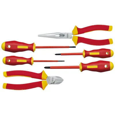 Gave VDE Zangen-Schraubendreher-Set KL 306 IS | 6-teilig | Elektro Werkzeugset