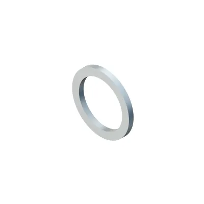 Kleinhuis Dichtring flach 987M16 | Anschlussgewindedichtring M16 | Kunststoff PE | 21 mm außen | 1,5 mm stark | natur