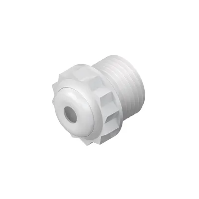 KLEINHUIS Kabeleinsteckstutzen 485/16 | Dichtungsnippel PG16 IP54 | 8-15mm | halogenfrei | Polyethylen | grau RAL7035