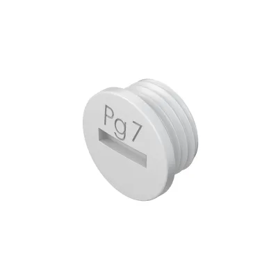 Kleinhuis Verschlussschraube 514/13 | PG13,5 Kunststoff | Polystyrol | halogenfrei | schlagfest | RAL7035 grau
