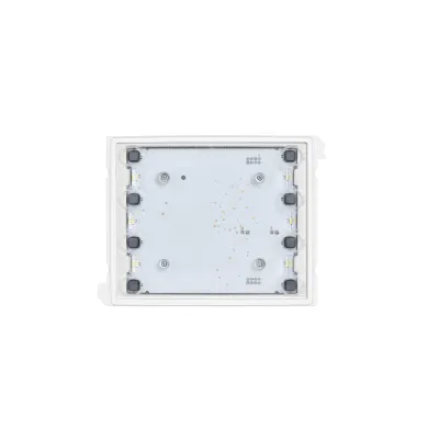 Grothe Tastenfeld-Modul TF 1168/8 | 2VOICE-Technologie | 8 Klingeltasten | LED-beleuchtet | Unterputz | Weiß