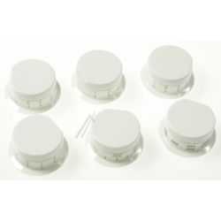 Knebelsatz weiß für Ofen Küppersbusch 063053 Backofen-Bedienung
