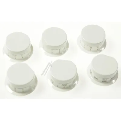 Knebelsatz weiß für Ofen Küppersbusch 063053 Backofen-Bedienung