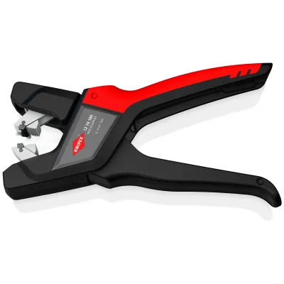 KNIPEX Abisolierzange 12 74 180 | Automatische Abmantelungszange | 175 mm | für Ø 4,4–7,5 mm | ergonomischer 2K-Griff