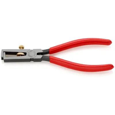KNIPEX Abisolierzange 11 01 160 | 160 mm | für 1–10 mm² | ø 5 mm | Spezialstahl | kunststoffbeschichtete Griffe