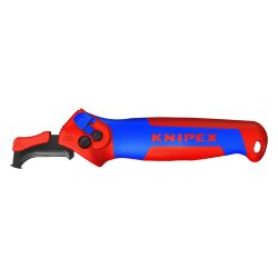 Knipex Abmantelungsmesser mit Gleitschuh und Ratschenfunktion 1650145SB