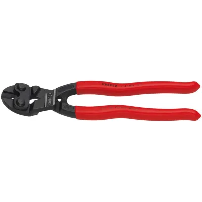 KNIPEX Bolzenschneider 71 41 200 CoBolt | kompakt 200 mm | abgewinkelt 20° | max. Ø 5,2 mm | gehärtete Schneiden