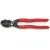 Bild: KNIPEX Bolzenschneider 71 41 200 CoBolt | kompakt 200 mm | abgewinkelt 20° | max. Ø 5,2 mm | gehärtete Schneiden