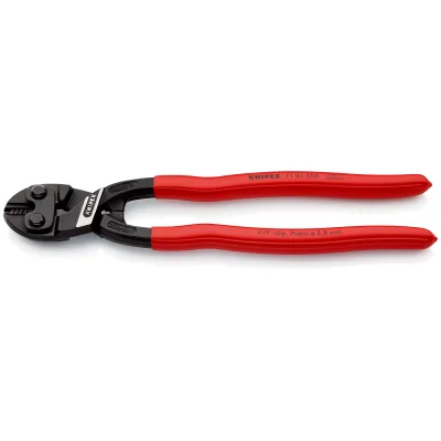 KNIPEX Bolzenschneider 71 01 250 CoBolt XL | 250 mm | kraftvoll für harte Materialien | gerade Schneiden | schwarz/rot